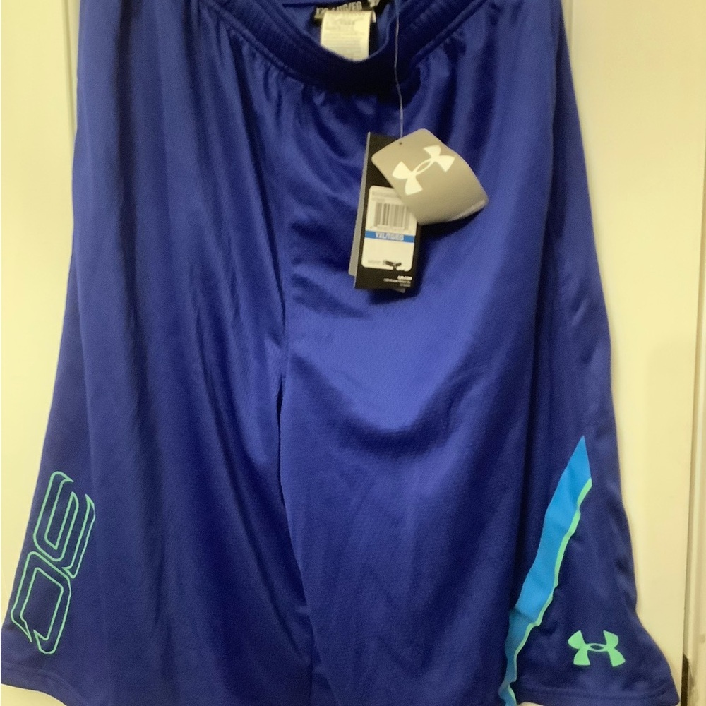 NWT Boy’s Under Armour Seth Curry Heat Gear Shorts